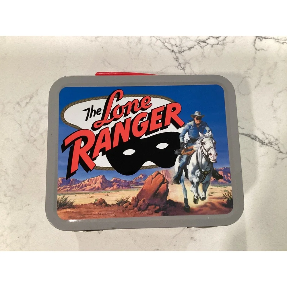 Lone Ranger Cheerios 60th Anniversary Metal Tin Lunch Box 2001 Vintage Western